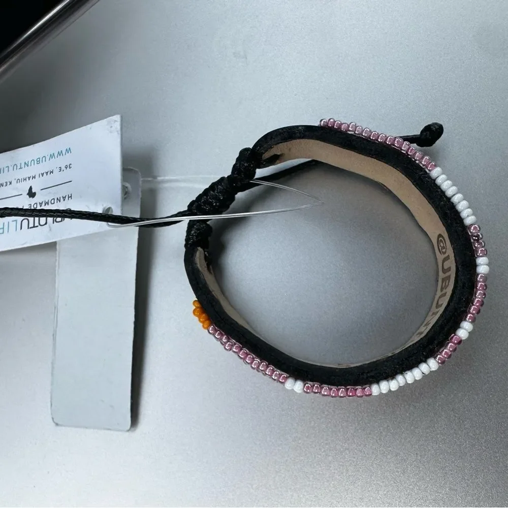 ❤️ NWT Ubuntu Life LOVE Bracelet • Adjustable, Handwoven, Beaded